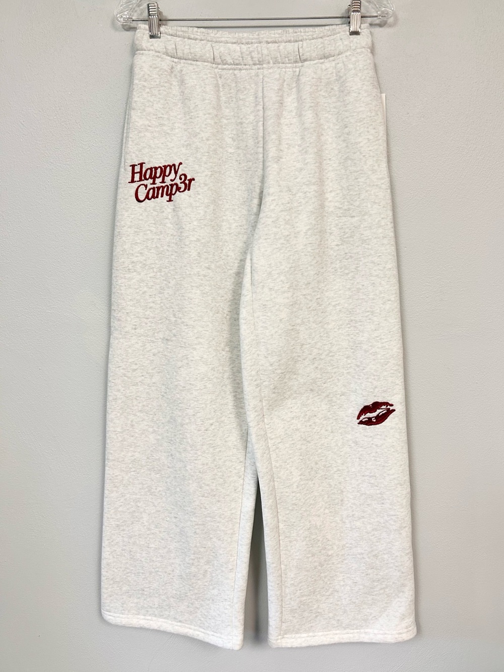 HAPPY CAMP3R 🧸 Cupid Bear Embroidered Oversized Sweatpants - Size  S